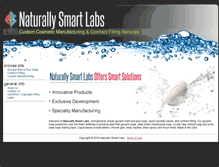 Tablet Screenshot of naturallysmartlabs.com